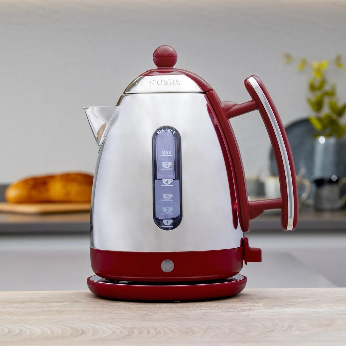 Dualit 1.5L Jug Kettle, Red